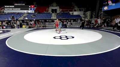 144 lbs Champ. Rd Of 128 - Ryan Rider, IA vs Matthew Diamond, NY