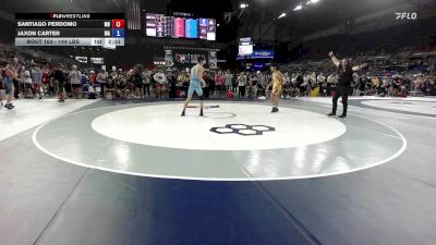 144 lbs Champ. Rd Of 128 - Santiago Perdomo, MD vs Jaxon Carter, MA