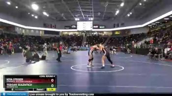 170 lbs Cons. Round 4 - Kiya Steger, Epworth, Western Dubuque vs Teegan Sulentich, Washington
