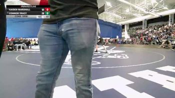 215 lbs Cons. Semi - Kaiden Marshall, Washburn Rural vs Connor Tracy, Olathe West