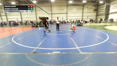 138 lbs Consi Of 32 #2 - Mason Bauer, OH vs Robert Kantner, VA