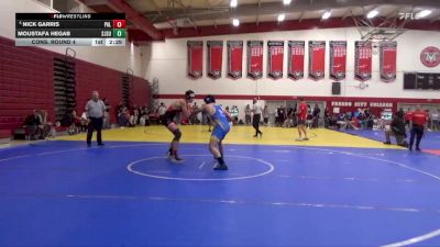 197 lbs Cons. Round 4 - Moustafa Hegab, San Jose State University vs Nick Garris, Palomar College