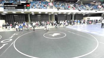 135 lbs Quarterfinal - Skyann Munz, Unattached vs Ava Weatherford, Unattached