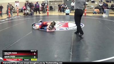 90 lbs Cons. Round 3 - Gavin Marx, Berge Elite Wrestling Academy vs Walter Muhs, MN Elite