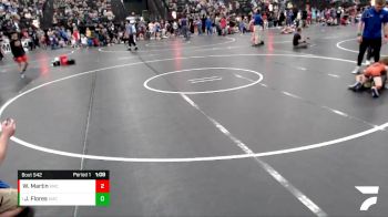 63-69 lbs Semifinal - Javier Flores, Sutherland Youth Wrestling vs Wesley Martin, 2TG