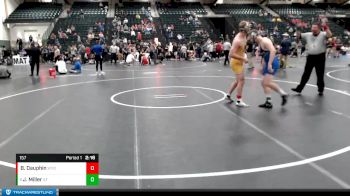 157 lbs Cons. Round 7 - Josh Miller, Air Force vs Bryce Dauphin, Wyoming