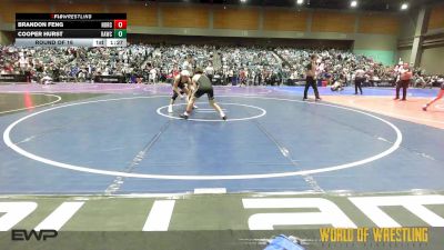 126 lbs Round Of 16 - Brandon Feng, NorCal Gold Rush Wrestling vs Cooper Hurst, RAWC