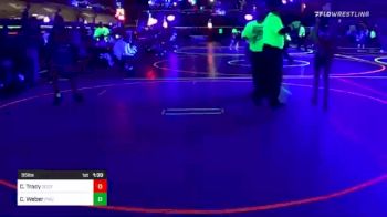 95 lbs Semifinal - Caleb Tracy, Scott West vs Carson Weber, PWC