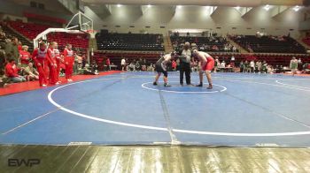 215 lbs Quarterfinal - Alex Vance, WOODLAND vs Hunter Linzy, COLLINSVILLE