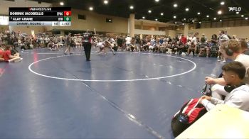 150 lbs Champ. Round 1 - Clay Crane, UFM vs Dominic Iacobellis, ETX Pace Wrestling Club