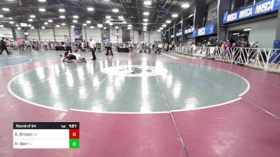 119 lbs Round Of 64 - Amontae Brown, VA vs Holden Barr, IL