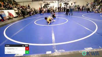 66 lbs Final - Ja'Kel Ziegenfus, Springdale Youth Wrestling Club vs Kaisen Kelley, Pryor Tigers