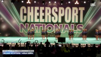 Island Allstars - Aqua Crew [2026 L1.1 Mini - PREP Day 1] 2026 CHEERSPORT National All Star Cheerleading Championship