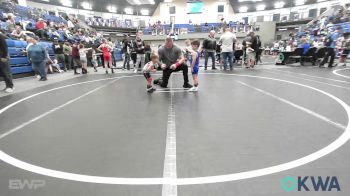 35 lbs Quarterfinal - Kas Hartfield, OKC Saints Wrestling vs Logan Allen, Ponca City Wildcat Wrestling