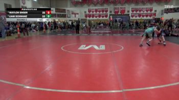 125 lbs Round 5 - Waylon Enger, St. Francis Gladiators vs Liam Schwanz, St. James Cyclones