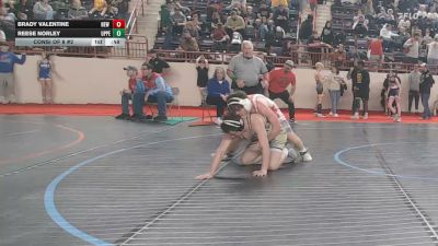 145_B lbs Consi Of 8 #2 - Brady Valentine, New Brighton vs Reese Norley, Upper Perkiomen