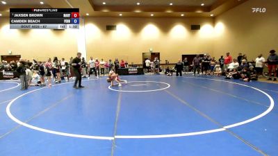 67 lbs Quarters - Jaxsen Brown, Maryland vs Camden Beach, Pennsylvania