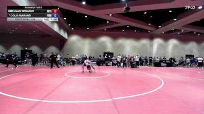 126 lbs Quarters - Brennan Sprague, New York vs Colin Marano, Pennsylvania