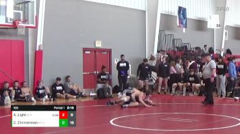 165 lbs Finals (2 Team) - Ashton Light, St Claire CC vs Caleb Zimmerman, Mount Union