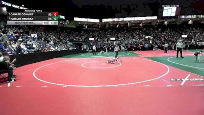 55 lbs Quarterfinal - Paislee Redman, TVG1 vs Oaklee Covault, PIQ1