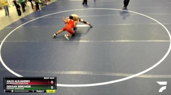 126 lbs 5th Place Match - Julio Alejandro, No Nonsense Wrestling vs Deegan Birkaker, Highway Wrestling