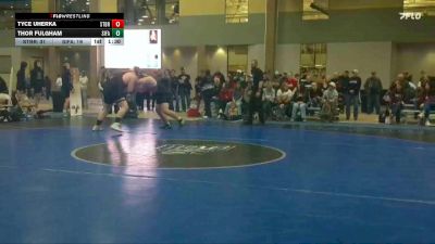 285 lbs Tyce Uherka, Sturgis Brown vs Thor Fulgham, Sidney / Fairview