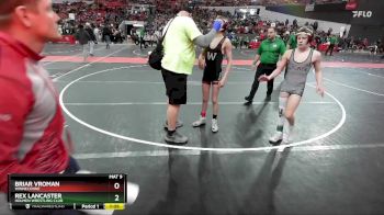 100 lbs 3rd Place Match - Rex Lancaster, Holmen Wrestling Club vs Briar Vroman, Winneconne