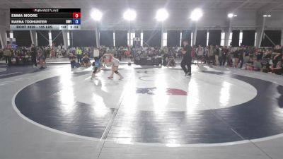 105 lbs Quarters - Emma Moore vs Raena Todhunter, Orange Fire