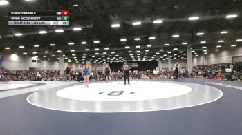 120 lbs 3rd Place Match - Cruz Enderle, Greater Heights Wrestling vs Finn McDermott, Illinois