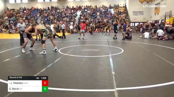 170 lbs Round Of 64 - John Maddox, Marianna Swat vs Cayden Bevis, Green ...