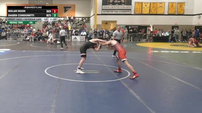157Gold lbs Rr Rnd 1 - Nolan Hook, Sacred Heart vs Dagen Condomitti, Rutgers