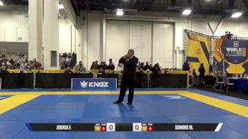DOMINIC M. vs JOSHUA F. 2025 World IBJJF Jiu-Jitsu No-Gi Championship
