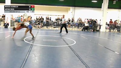 105 lbs Round Of 32 - Rocco Augello, NY vs Azyah Rice, CA