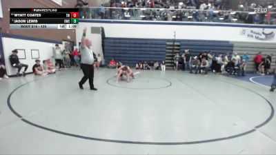 125 lbs Champ. Round 2 - Jason Lewis, Grizzly Wrestling Club vs Wyatt Coates, TW Wrestling