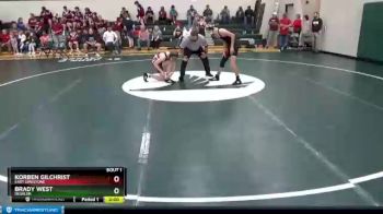 106 lbs Round 1 - Brady West, Deshler vs Korben Gilchrist, East Limestone