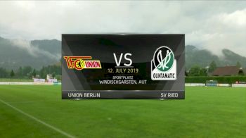 Full Replay - Union Berlin vs SV Guntamatic Ried | 2019 European Pre Season - Union Berlin vs SV Guntamatic Ried - Jul 12, 2019 at 10:50 AM CDT