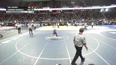 I-118 lbs Quarterfinal - Vincenzo Mannello, Briarcliff/Byram Hills/Valhalla/Westlake vs Will Russell, Manhasset
