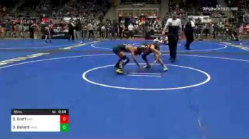 96 lbs Consolation - Dominic Graff, Raw vs Drezdyn Ballard, Wesley Club Wrestling