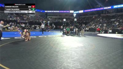175 lbs Consi Of 16 #2 - Carson Wilcox, Granite Bay (SJ) vs Kash Talauega, Villa Park (SS)