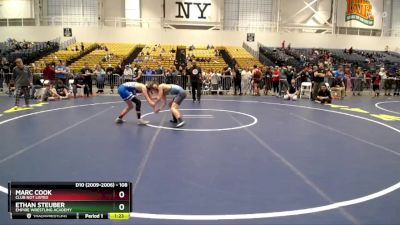 108 lbs Quarterfinal - Ethan Steuber, Empire Wrestling Academy vs Marc Cook, Club Not Listed