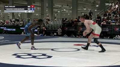 92 kg Champ. Rd Of 16 - Kael Wisler, Michigan Wrestling Club vs Garavous Kouekabakilaho, Viking Wrestling Club (IA)
