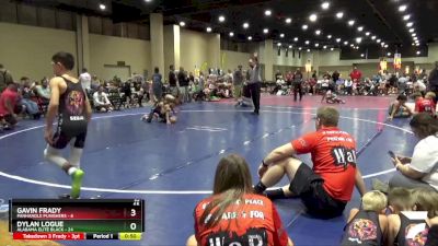 65 lbs Round 6 (8 Team) - Dylan Logue, Alabama Elite Black vs Gavin Frady, Panhandle Punishers