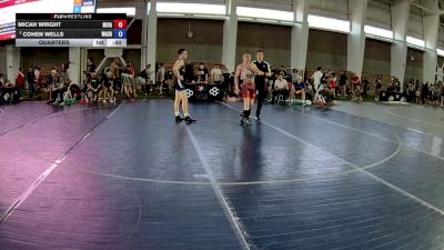 126 lbs Quarters - Micah Wright, Nevada vs Cohen Wells, Washington