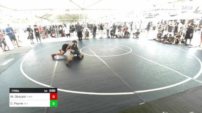 175 lbs Consi Of 8 #1 - Mahiro Okazaki, Torrey Pines HS vs Cohen Payne, Silverback WC