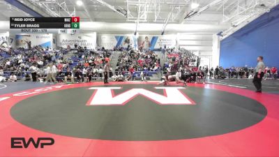 175 lbs Cons. Round 3 - Reid Joyce, Maize vs Tyler Bragg, Olathe East