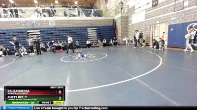 46 lbs Round 3 - Kai Banderas, Warriors Of Christ vs Rhett Kelly, Timberline Youth Wrestling