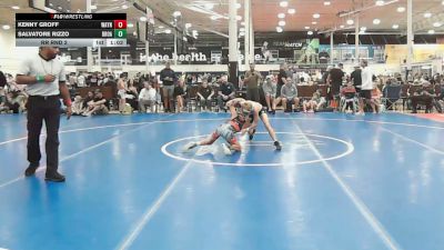 76 lbs Rr Rnd 2 - Kenny Groff, Wayne Danger - EL vs Salvatore Rizzo, Broad Axe Green - EL