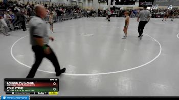 86 lbs Cons. Round 3 - Cole Stave, Victory School Of Wrestling vs Landon Pergande, Ironhawk Wrestling Academy