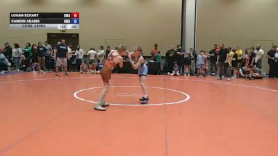 78 lbs Cons. Semis - Logan Eckart, Bad Karma vs Camdin Adams, Bad Karma