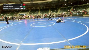 125 lbs Consolation - Cruz Enderle, Greater Heights Wrestling vs Peyton BOSTON, HBWC